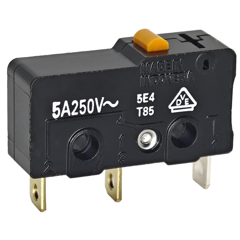 Formiden SS-5 Micro Switch (Pack of 6) – Pin Plunger, SPDT, 5A 125VAC 3A 250VAC SS5 Switch - Image 5